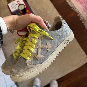 Off white sneakers